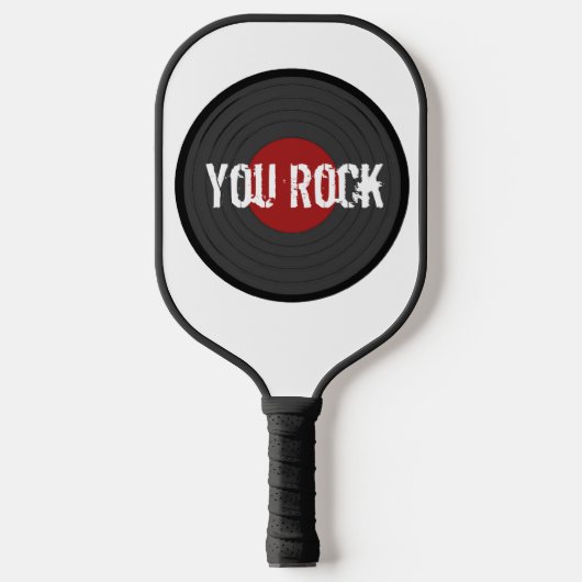 Rock N Roll You Rock gepersonaliseerd Pickleball Paddle (Voorkant)