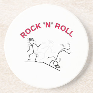 Rock 'N' Roll Zandsteen Onderzetter