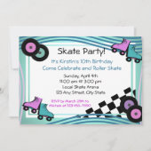 Rock N' Roller Schaats Kaart (Voorkant)