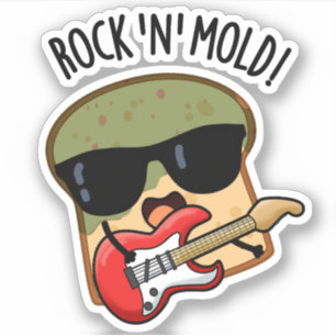 Rock n Schimmel Grappige Brood Grappen  Sticker