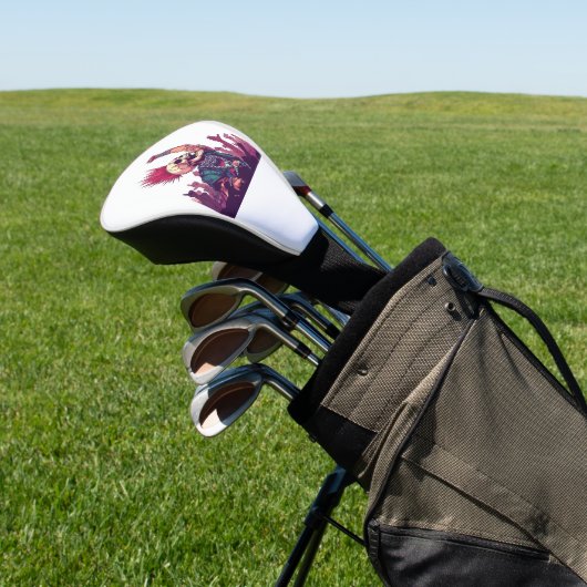 Rock N� Skull � Grappige Punk Skeleton-concert Golfheadcover (Insitu)