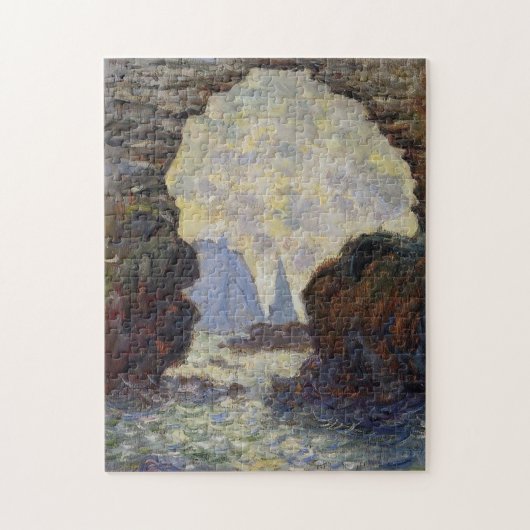 Rock Needle door Porte d'Amont Monet Fine Art Legpuzzel (Verticaal)