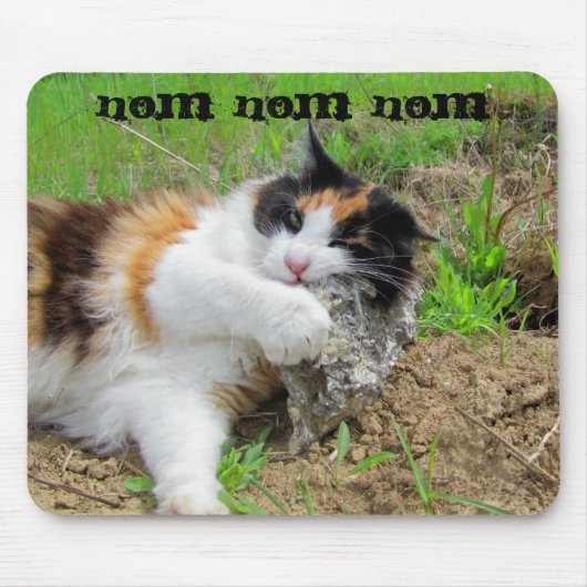 Rock Nom Kattenvoer Muismat (Voorkant)