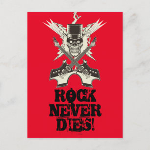 Rock nooit Dies. Briefkaart