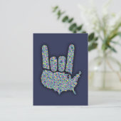 Rock North America Briefkaart (Staand voorkant)