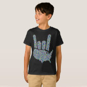 Rock North America T-shirt (Voorkant volledig)