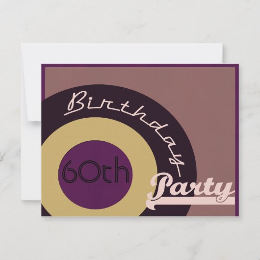 Rock n'Roll Birthday Kaart (Voorkant)