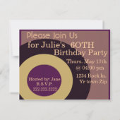 Rock n'Roll Birthday Kaart (Achterkant)