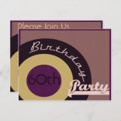 Rock n'Roll Birthday Kaart (Voorkant / Achterkant)