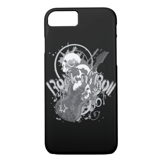 Rock n'Roll Skulls Case-Mate iPhone Case (Achterkant)