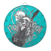 Rock n'Roll Skulls Dartbord (Voorkant)