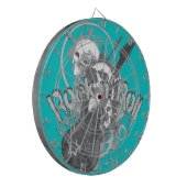 Rock n'Roll Skulls Dartbord (Voorkant Links)
