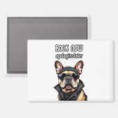 Rock nu, verontschuldig je later magneet (Voorkant / Achterkant)