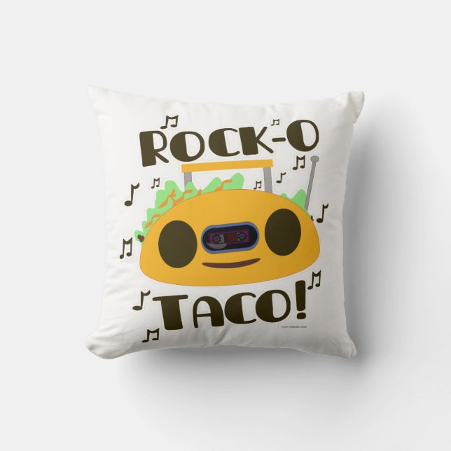 Rock-O Musical Taco Kussen (Voorkant)