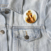 Rock of Ages Cross Illustration 1873 Ronde Button 5,7 Cm (In situ)