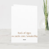 Rock of Ages Kaart (Achterkant)