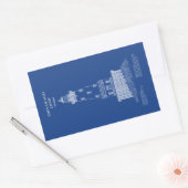 Rock of Ages vuurtoren - Michigan - AD Rechthoekige Sticker (Envelop)