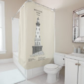 Rock of Ages vuurtoren - Michigan - SBD Douchegordijn (In situ)