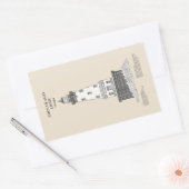 Rock of Ages vuurtoren - Michigan - SBD Rechthoekige Sticker (Envelop)