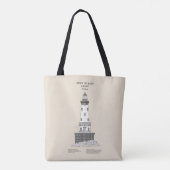 Rock of Ages vuurtoren - Michigan - SBD Tote Bag (Achterkant)