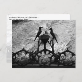 Rock of Agony, Jeruzalem, Israel - B&W briefkaart