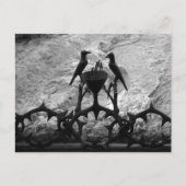 Rock of Agony, Jeruzalem, Israel - B&W briefkaart (Voorkant)