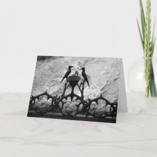 Rock of Agony, Jeruzalem, Israël - B&W kaart