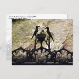 Rock of Agony, Jeruzalem, Israel - kleur briefkaar Briefkaart