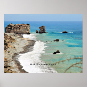 Rock of Aphrodite, Cyprus, Poster