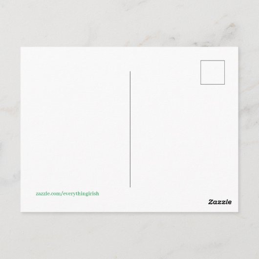 Rock of Cashel Briefkaart (Achterkant)