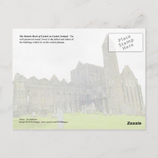 Rock of Cashel, Ierland Briefkaart (Achterkant)