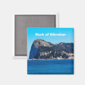 Rock of Gibraltar Reizen Foto Souvenir Magnet (Voorkant / Achterkant)