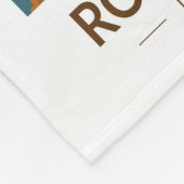 Rock of Gibraltar Travel Art Vintage Fleece Deken (Hoek)