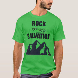 Rock Of My Salvation Bijbel vers T-shirt