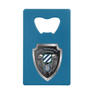 "Rock of the Marne" 3rd Infantry Division Creditkaart Flessenopener