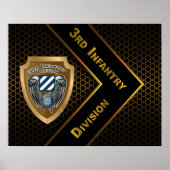 "Rock of the Marne" 3rd Infantry Division Poster (Voorkant)