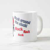 Rock om de Clock Golden Oldies Song Titles Grote Koffiekop (Voorkant rechts)