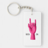Rock On! Acryl Sleutelhanger (Voorkant)