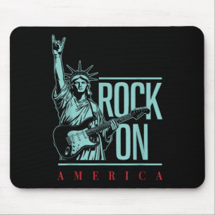 Rock on America 4 juli beeld van het leven Muismat