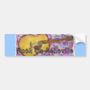 Rock On Asheville Bumpersticker