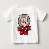 Rock On Baby Shirt (Voorkant)