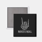 Rock on band T - shirts voor vrouwen Rock en Rolls Magneet (Voorkant / Achterkant)