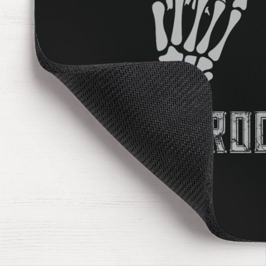 Rock on band T - shirts voor vrouwen Rock en Rolls Muismat (Hoek)