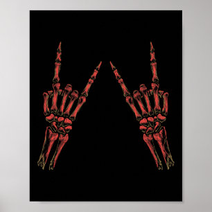 Rock on band T - shirts voor vrouwen Rock en Rolls Poster