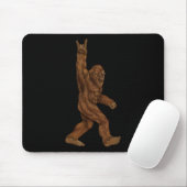 Rock on Bigfoot - Concert Buddy - Hand Drawn Sasqu Muismat (Met muis)
