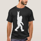 Rock On Bigfoot Silhouet T-shirt (Voorkant)