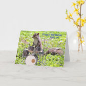 Rock On Birthday Kaart (Gele Bloem)