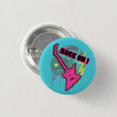 Rock On Button (Voorkant /achterkant)