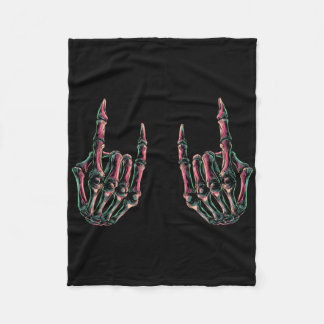 Rock on Bynd T - shirts voor vrouwen Rock and Roll Fleece Deken