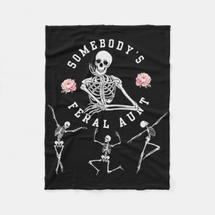 Rock on Bynd T - shirts voor vrouwen Rock and Roll Fleece Deken